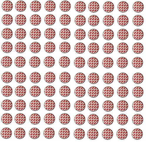 Rauchmelder Magnethalter - 100er Set - Selbstklebend für alle gängigen Rauchmelder - 3M Klebepads mit Magnethalterung zur einfachen Befestigung ohne Bohren und Schrauben von Provance