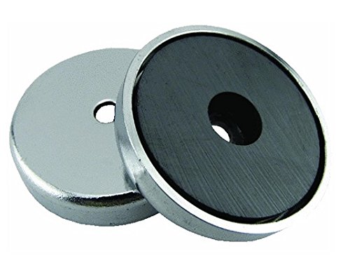 Rundmagnet 36 x 7 mm bis 7,2 kg Power Magnet rund super-stark verchromt von Provance