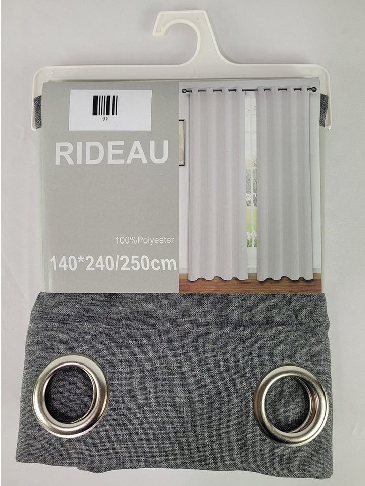 Provance Vorhang 1x Vorhang 140*240/250 cm Grau von Provance