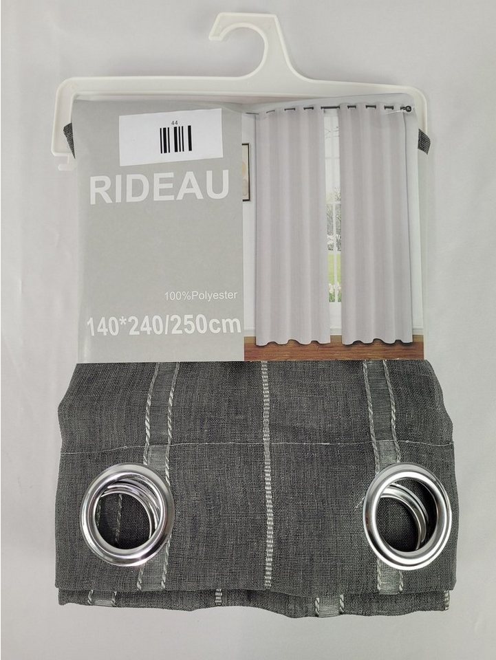 Provance Vorhang 1x Vorhang 140*240/250 cm Grau Provance Vorhang 1x Vorhang 140*240/250 cm Grau von Provance