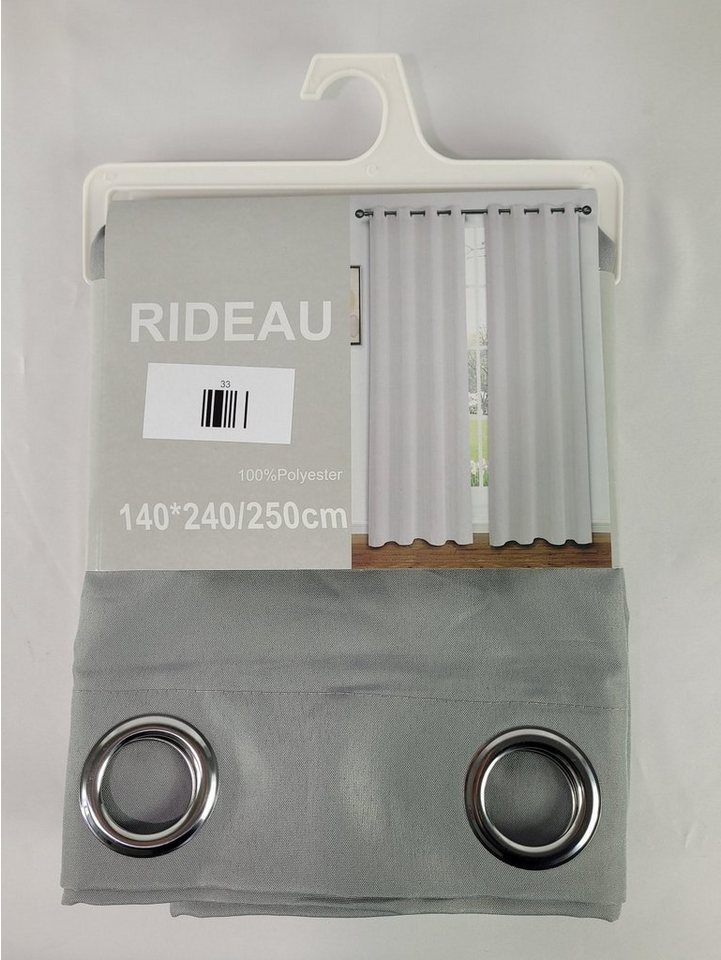 Provance Vorhang 1x Vorhang 140*240/250 cm Grau Provance Vorhang 1x Vorhang 140*240/250 cm Grau von Provance