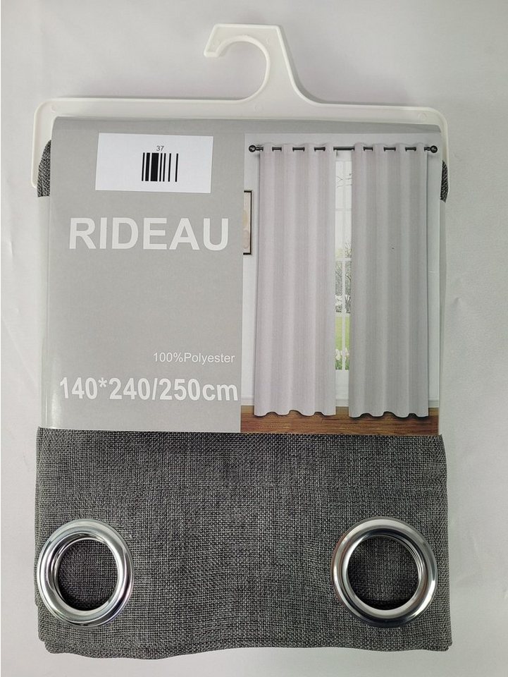 Provance Vorhang 1x Vorhang 140*240/250 cm Grau von Provance