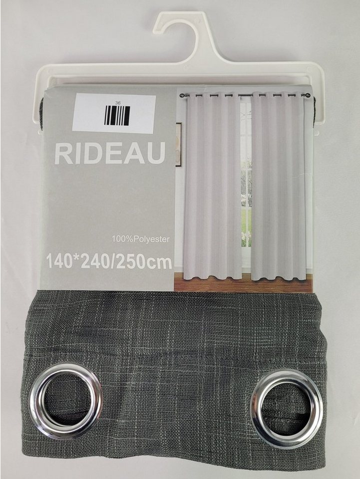 Provance Vorhang 1x Vorhang 140*240/250 cm Grau von Provance