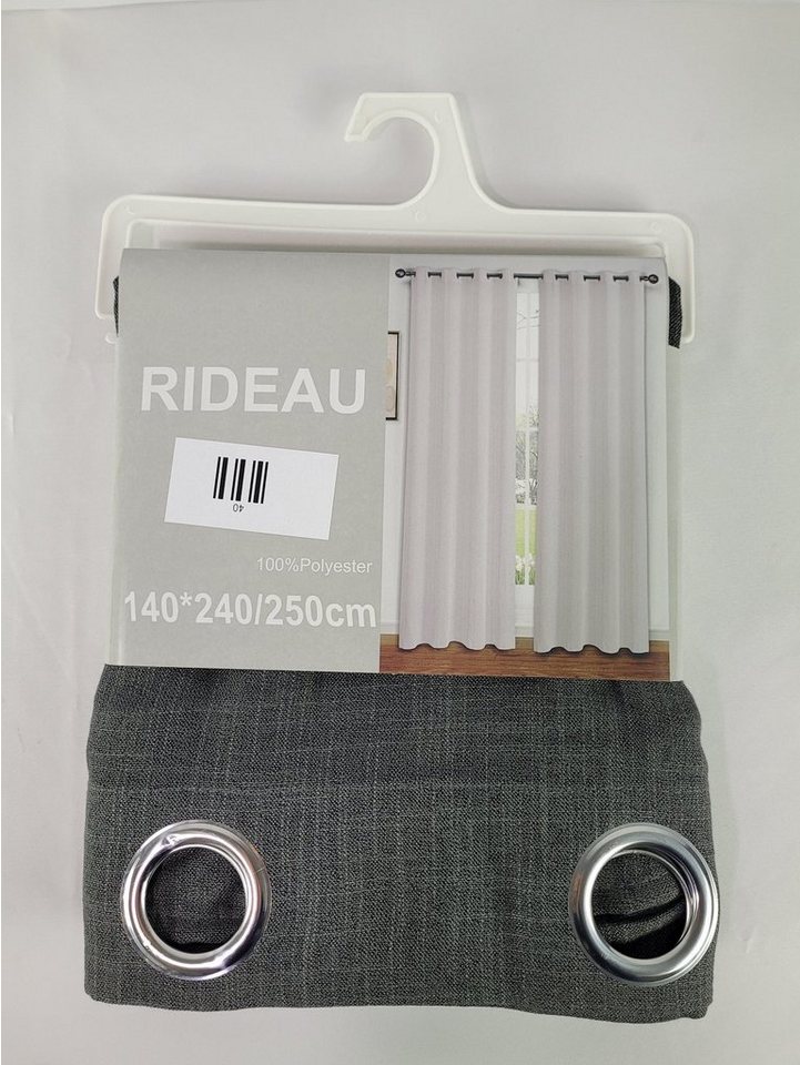 Provance Vorhang 1x Vorhang 140*240/250 cm Grau Provance Vorhang 1x Vorhang 140*240/250 cm Grau von Provance