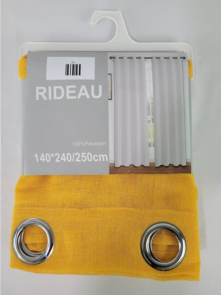 Provance Vorhang 1x Vorhang 140x240/250 cm Farbe Gelb Provance Vorhang 1x Vorhang 140x240/250 cm Farbe Gelb von Provance