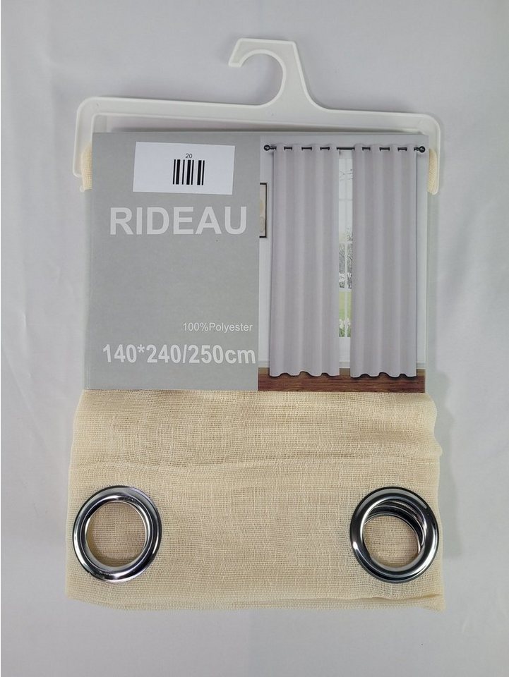 Provance Vorhang 1x Vorhang 140x240/250 cm Farbe Gelb von Provance