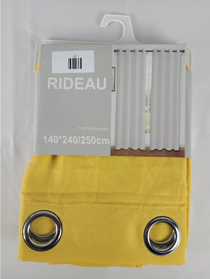 Provance Vorhang 1x Vorhang 140x240/250 cm Farbe Gelb von Provance