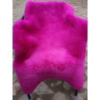 Echt Deutsche Merino Lammfell Schaffell Fuchsia Pink Dichte Wolle Neu L - Xxl von Provellus