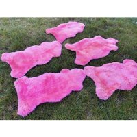 Echte Öko Lammfell Schaffell Rosa Felle Top Geschorene Dichte Wolle Neu L - Xxl Echte Öko Lammfell Schaffell Rosa Felle Top Geschorene Dichte Wolle Neu L - Xxl von Provellus