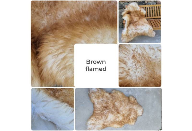 Provellus Fellteppich Premium Schaffell Natur Unikat ungeschoren, 5–10 cm Wolle, 30x30cm rund Provellus Fellteppich Premium Schaffell Natur Unikat ungeschoren, 5–10 cm Wolle, 30x30cm rund von Provellus