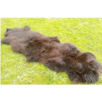 Öko Zwei Schaffelle Schaffell Bettvorleger/Teppich Lammfelle Läufer Baun von Provellus