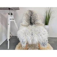 Premium Gotland Schaffell Lockig Natur Grau 44-165 von Provellus