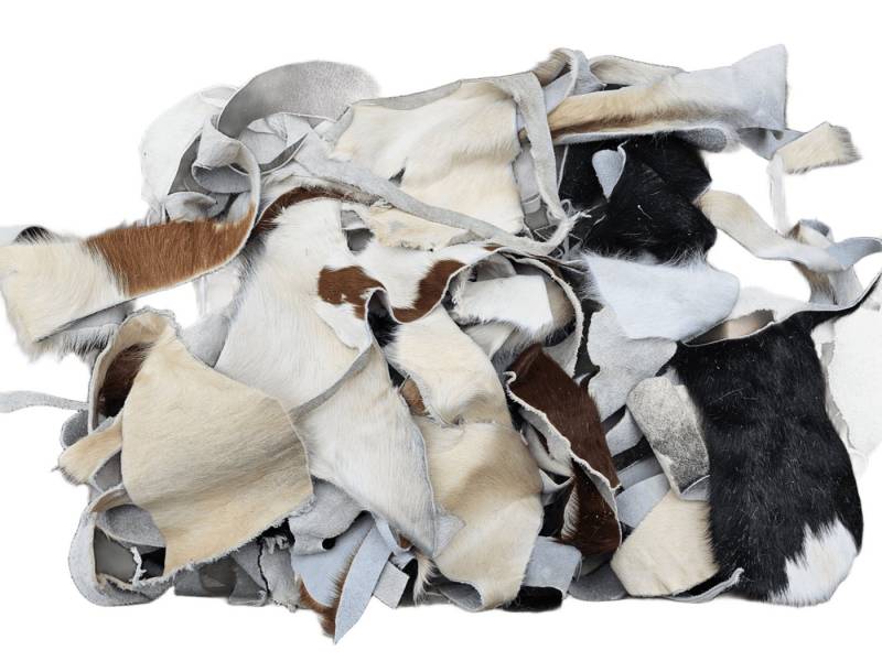 Provellus Bastelnaturmaterial Kuhfell Abschnitte 1–5 kg zum Basteln Unikat Naturfarben von Provellus
