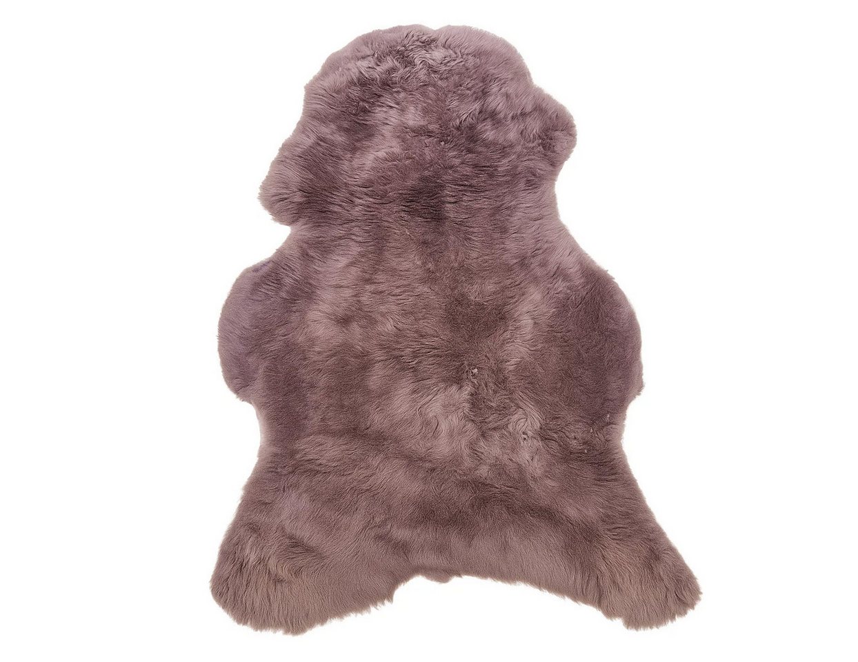 Provellus Fellteppich Natur Schaffell – Mauve Grau Lila, weich & dicht, 100-120 cm von Provellus
