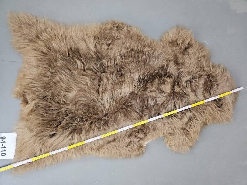 Provellus Fellteppich Schaffell grau XXL Unikat 94-110 von Provellus