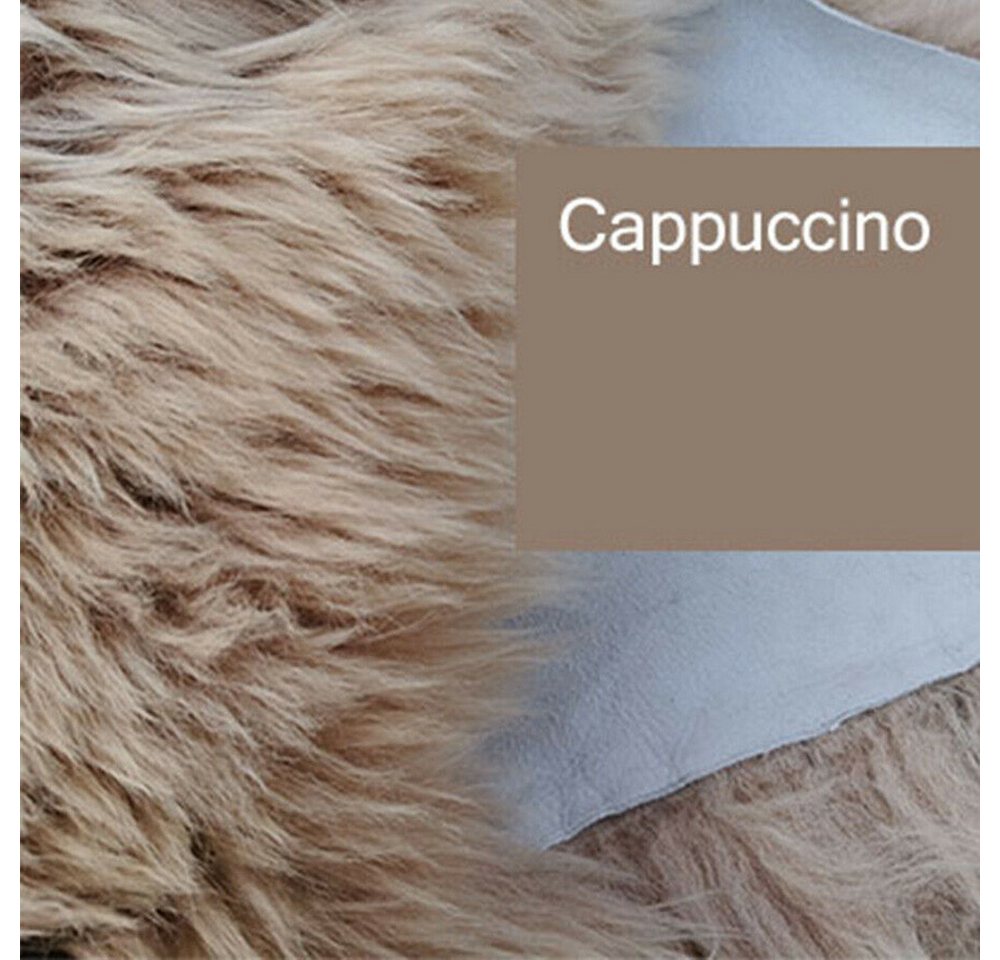 Provellus Fellteppich Top Öko Lammfell Schaffell Felle Cappuccino Taupe Beige Neu L-XL, 80cm - 100cm Provellus Fellteppich Top Öko Lammfell Schaffell Felle Cappuccino Taupe Beige Neu L-XL, 80cm - 100cm von Provellus