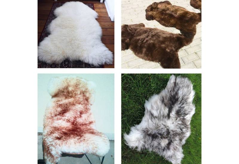 Provellus Fellteppich Natur Schaffell Lammfell S–XXXL verschiedene Farben, 200g Abschnitte Provellus Fellteppich Natur Schaffell Lammfell S–XXXL verschiedene Farben, 200g Abschnitte von Provellus