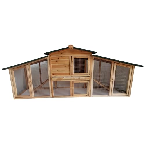 Hochbeet aus Holz für 5 bis 6 Hühner 215x56x87cm WERKA PRO von WERKA PRO