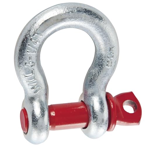 Provence Outillage 01642 Schäkel, 3,2 Tonnen, Silber/rot von Provence Outillage