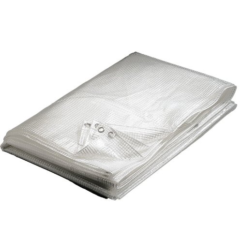 Provence Outillage-Abdeckplane, 160 g/qm, 4 x 6 m, transparent, 2892 von WERKA PRO