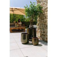 Keramik Blumentopf Terracotta - Diane Tropengrün | Handgefertigt Frostbeständig Ø 30 cm × H 35 Keramik Blumentopf Terracotta - Diane Tropengrün | Handgefertigt Frostbeständig Ø 30 cm × H 35 von Provencelia