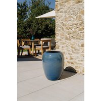 Keramik Blumentopf Terracotta - Galilee Meeresblau | Handgefertigt Frostbeständig Ø 40 cm × H 50 Keramik Blumentopf Terracotta - Galilee Meeresblau | Handgefertigt Frostbeständig Ø 40 cm × H 50 von Provencelia