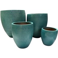 Keramik Blumentopf Terracotta - Signac Türkis | Handgefertigt Frostbeständig Ø 29 cm × H 34 Keramik Blumentopf Terracotta - Signac Türkis | Handgefertigt Frostbeständig Ø 29 cm × H 34 von Provencelia