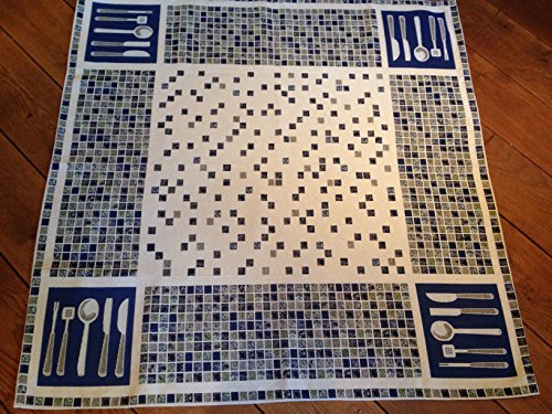 Gobelin Tischdecke, Mitteldecke, ca. 100x100 cm Mosaik-Design, von Provencestoffe.com von Provencestoffe