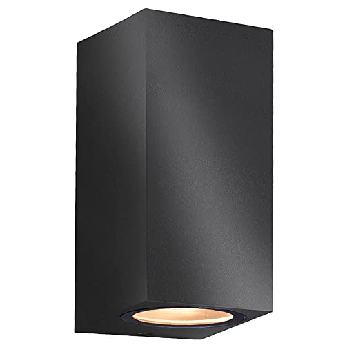 Außenwandleuchte Cube 2-flammig IP44 anthrazit mit LEDVANCE ZigBee Lampe warmweiß dimmbar Außenwandleuchte Cube 2-flammig IP44 anthrazit mit LEDVANCE ZigBee Lampe warmweiß dimmbar von Proventa