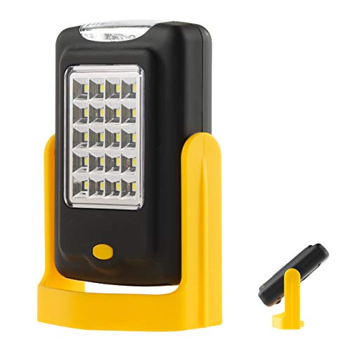 LED-Kompaktleuchte 1,4W für Arbeit und Freizeit, Taschenlampenfunktion, Magnetfuß, Hängehaken, Batteriebetrieben LED-Kompaktleuchte 1,4W für Arbeit und Freizeit, Taschenlampenfunktion, Magnetfuß, Hängehaken, Batteriebetrieben von Proventa