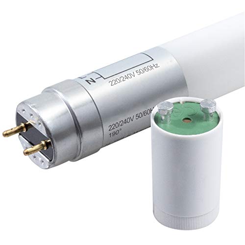 LED-Röhre 90cm 1er-Pack 11,5W 1.700 Lumen kaltweiß 6.500K G13 mit Starter für KVG/VVG von Proventa