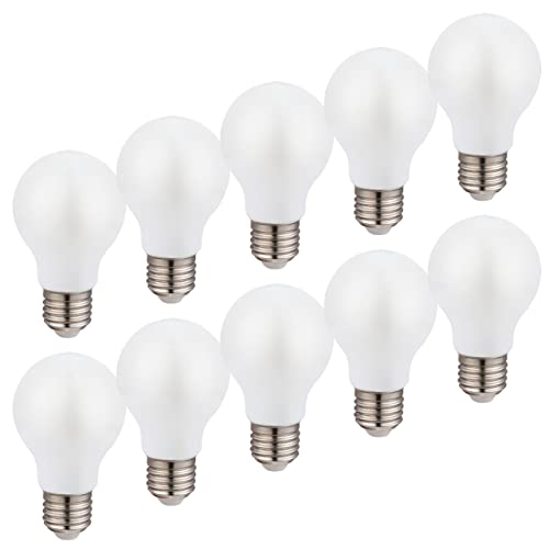 Proventa® LED Birne E27 4,5W warmweiß Glas matt 10er Sparpack von Proventa
