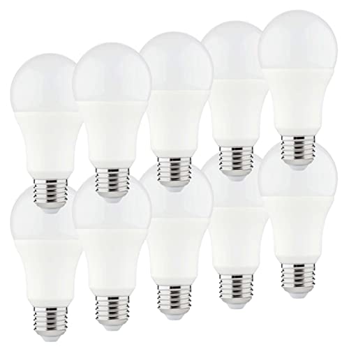 Proventa® LED Birne E27 8,5W neutralweiß Kunststoff matt 10er Sparpack von Proventa