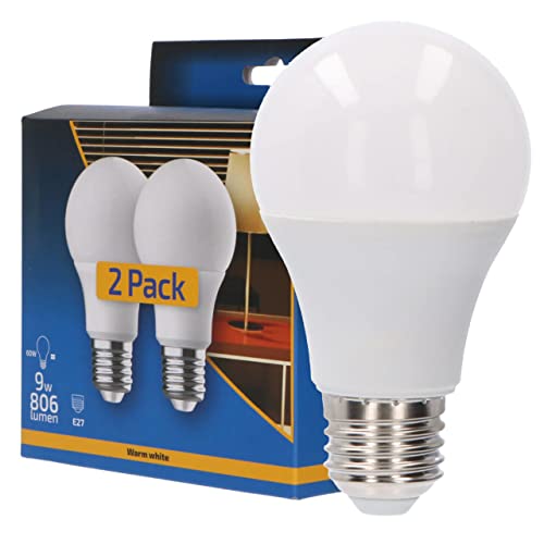 Proventa® LED Birne E27 8,5W warmweiß matt 2er Sparpack von Proventa