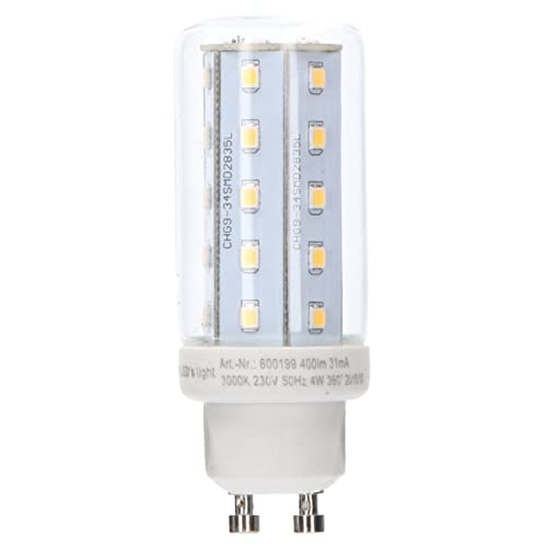Proventa® LED Stab GU10 4W warmweiß Glas klar CRI97 für beste Farbwiedergabe von Proventa