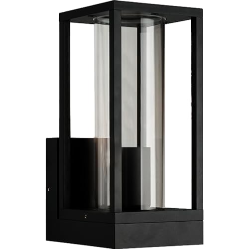 Proventa Außen-Wandleuchte schwarz 1x E27 IP44 von Proventa