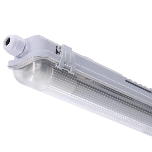 Proventa Feuchtraumleuchte mit LED-Röhre 120 cm 18W neutralweiß IP65 von Proventa
