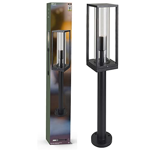Proventa GlassTube Gehwegleuchte E27 1-flammig IP44 schwarz von Proventa