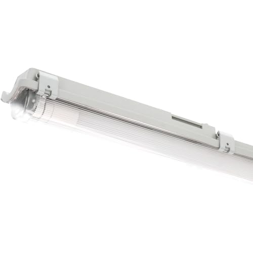 Proventa LED-Feuchtraumleuchte 120cm 18W 1x Röhre G13 neutralweiß von Proventa