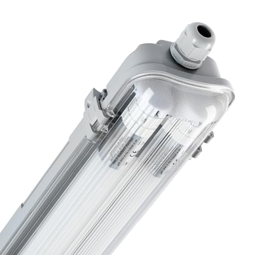 Proventa LED-Feuchtraumwanne 60cm 18W neutralweiß 2x G13 von Proventa