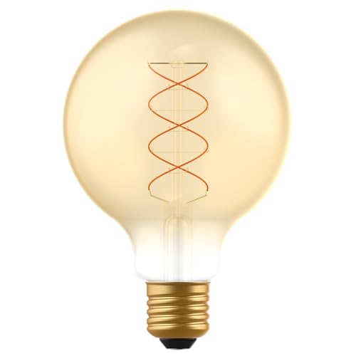 Proventa LED Kugel E27 dimmbar 5W extra-warmweiß Gold G95 von Proventa