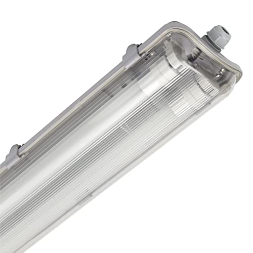 Proventa® EasyBudget LED-Feuchtraumleuchte 60cm 18W 2x Röhre neutralweiss von Proventa