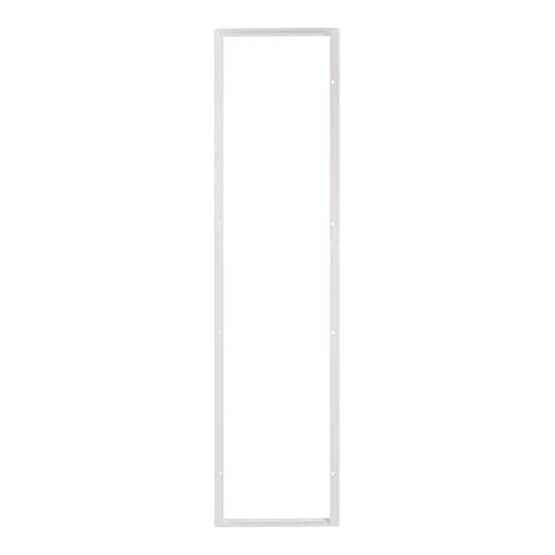 proventa® Einbaurahmen weiß für LED-Panel 120 x 30 cm Decken- und Wandmontage von Proventa