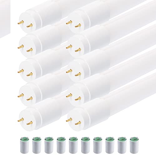 proventa LED-Röhre 120cm 10er-Pack 14W 2.100 Lumen neutralweiß 4.000K G13 mit Starter für KVG/VVG von Proventa