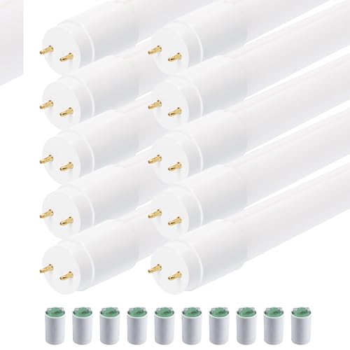 proventa LED-Röhre 60cm 10er-Pack 6W 1.100 Lumen neutralweiß 4.000K G13 mit Starter für KVG/VVG von Proventa