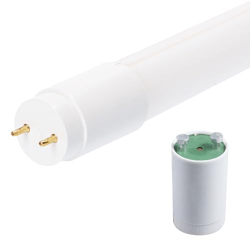 proventa LED-Röhre 60cm 1er-Pack 6W 1.100 Lumen neutralweiß 4.000K G13 mit Starter für KVG/VVG von Proventa