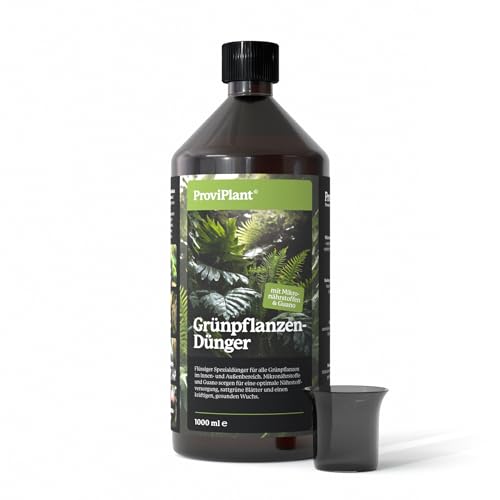 ProviPlant Spezialdünger flüssig in Profi-Qualität - Made in Germany (Grünpflanzen, 1 Liter) von ProviPlant