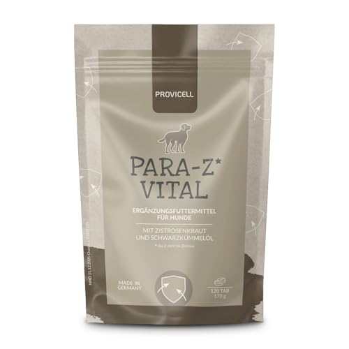 Provicell para-Z-Vital | Mit Tierärzten in Deutschland entwickelt & hergestellt | Schutz für den Hund ohne Chemie | 120 Tabletten von Provicell