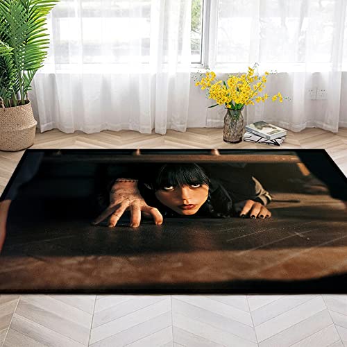 Proxiceen 3D Teppich, modernes Muster amerikanischer Dramateppich, Rutschfester Teppich für Wohnzimmer und Schlafzimmer (A1,100 x 160 cm) von Proxiceen