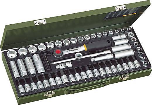Proxxon Steckschlüsselsatz Steckschlüssel Satz Metrisch 3/8" 65teilig 23112 B-Ware von Proxxon Industrial